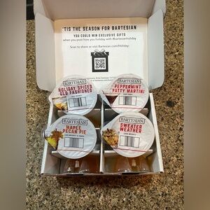 Bartesian Holiday Variety Pack. 4 Different drinks, 2 pods(capsules) of each.